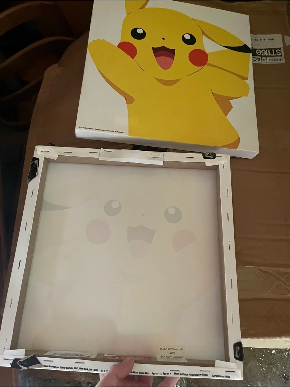Pokemon Pikachu Wall Art - Yellow & Red Pop Art Duo